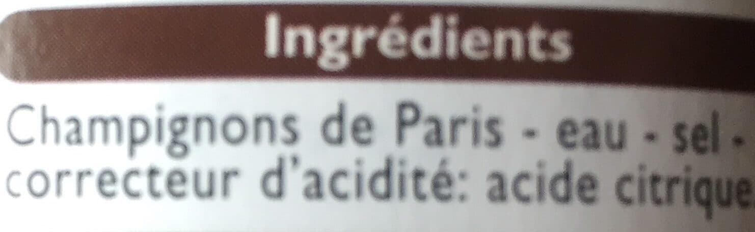 Leader Price Champignons de Paris Entiers Premier Choix packshot