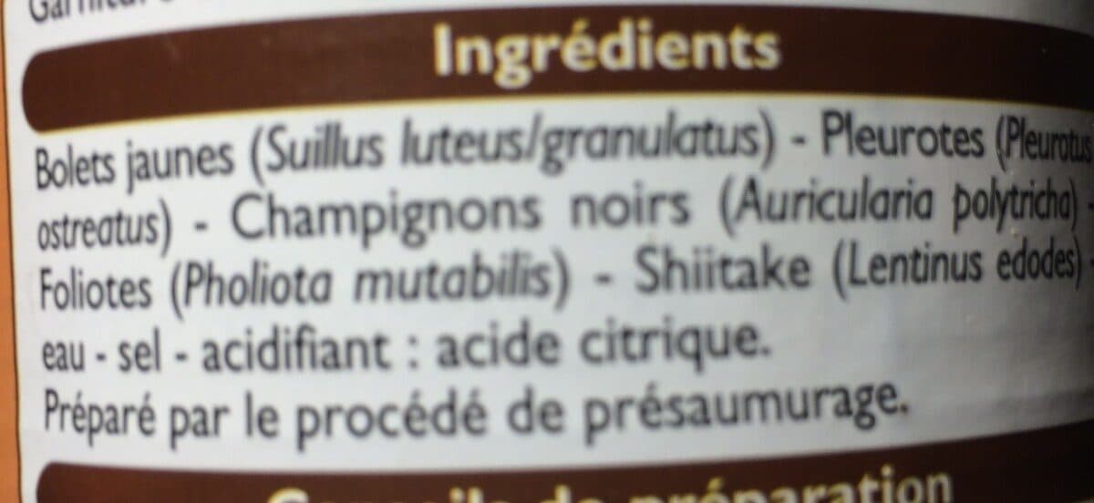 Leader Price Assortiment de Champignons 5 Variétés packshot