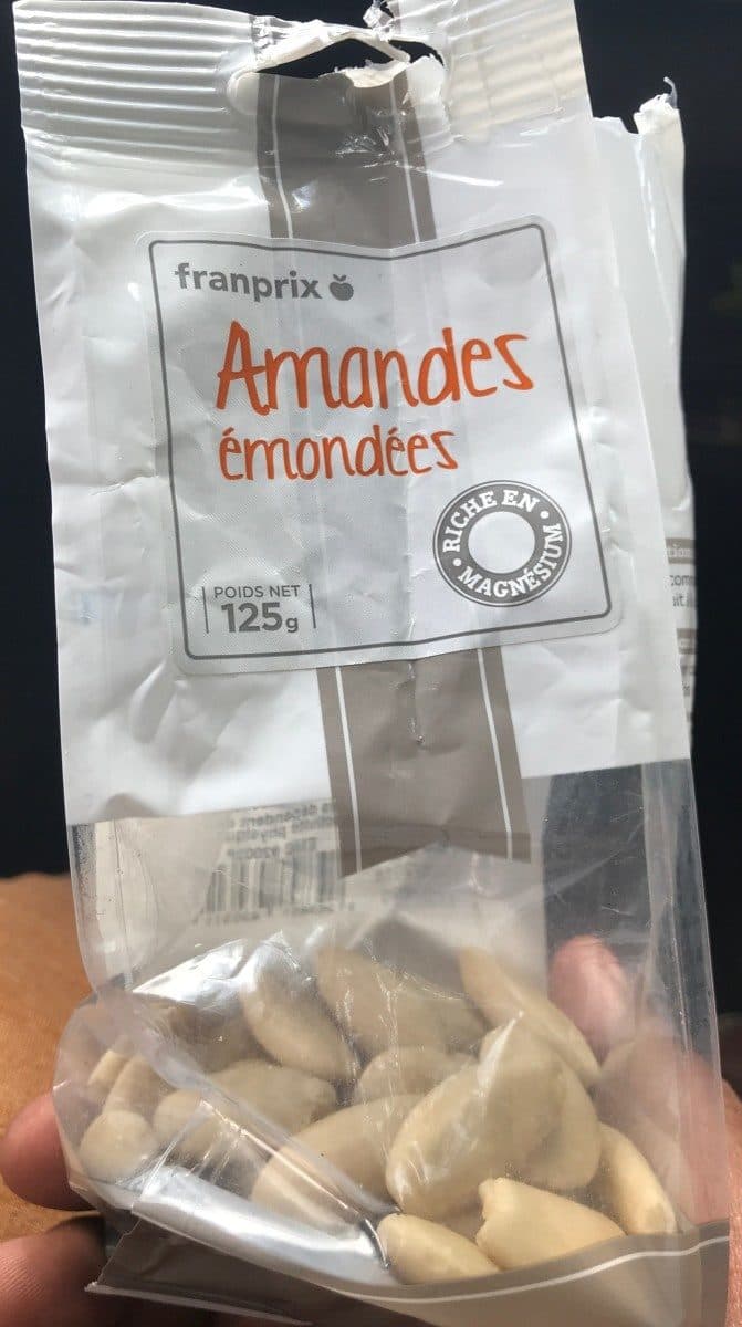 Franprix Amandes émondées packshot