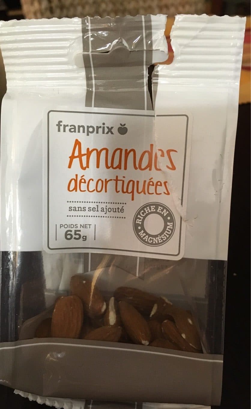 Franprix Amandes décortiquées packshot