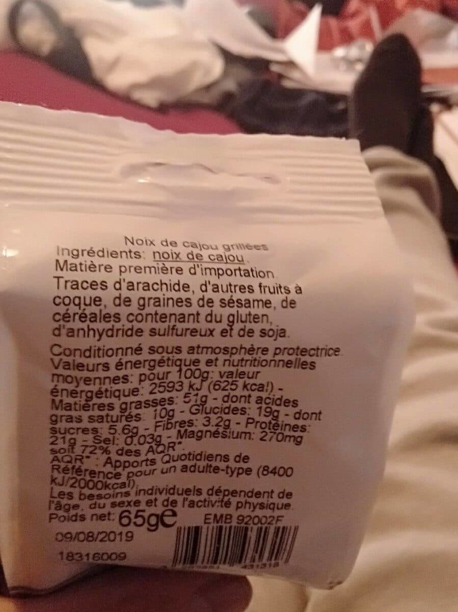 Franprix Noix de cajou grillées packshot