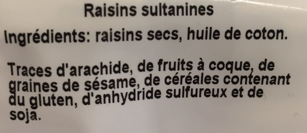 Franprix Raisins sultanines packshot
