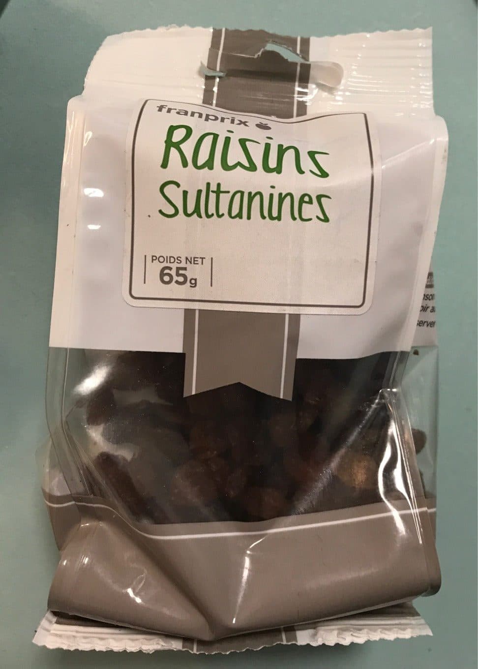 Franprix Raisins sultanines packshot