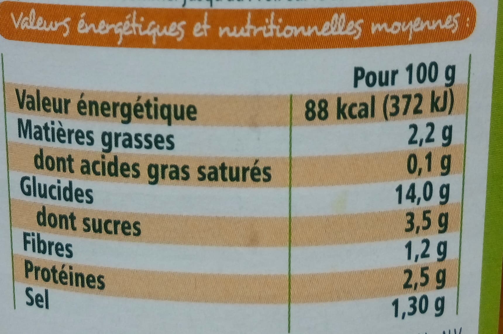 Leader Price Ravioli Végétariens Bio packshot