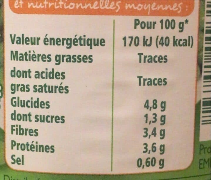 Leader Price Bio petits pois packshot