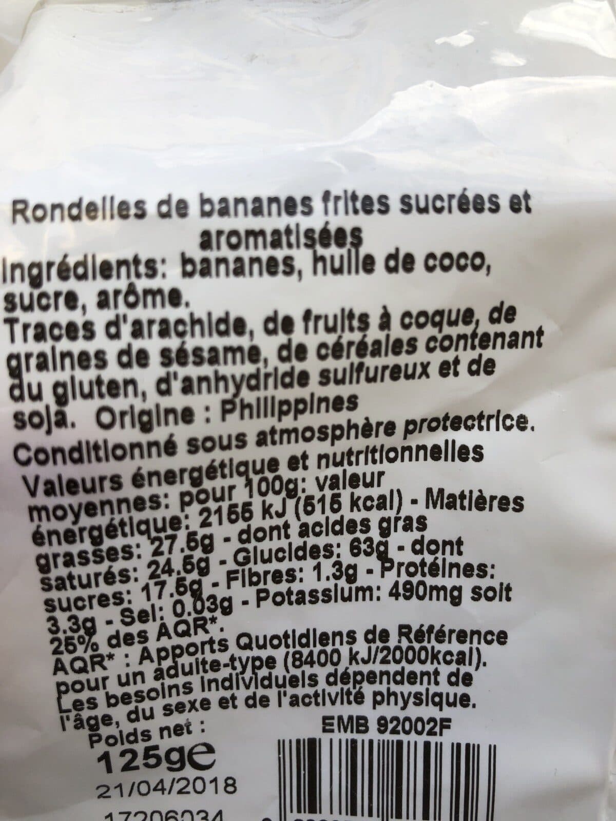 Franprix Chips de banane packshot