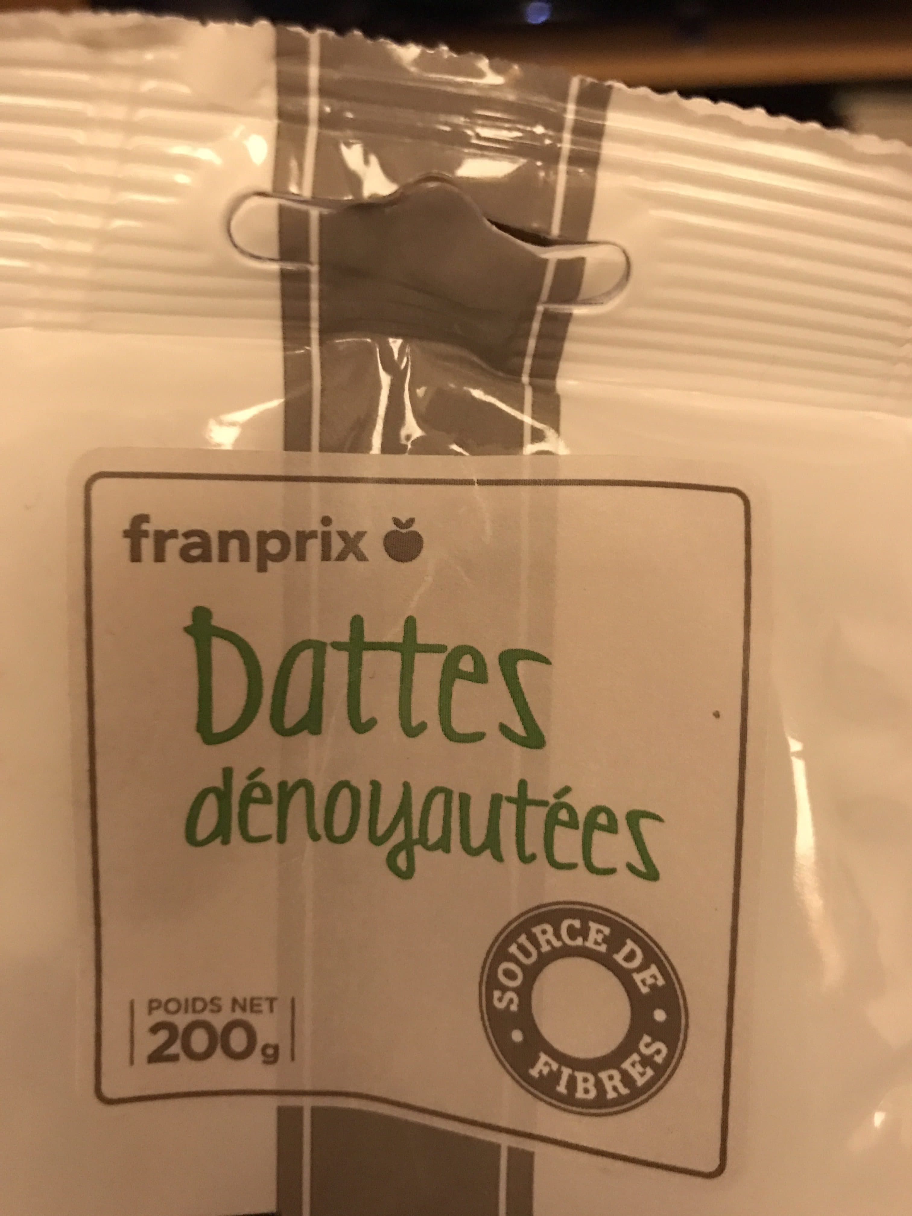 Franprix Dattes denoyautées packshot