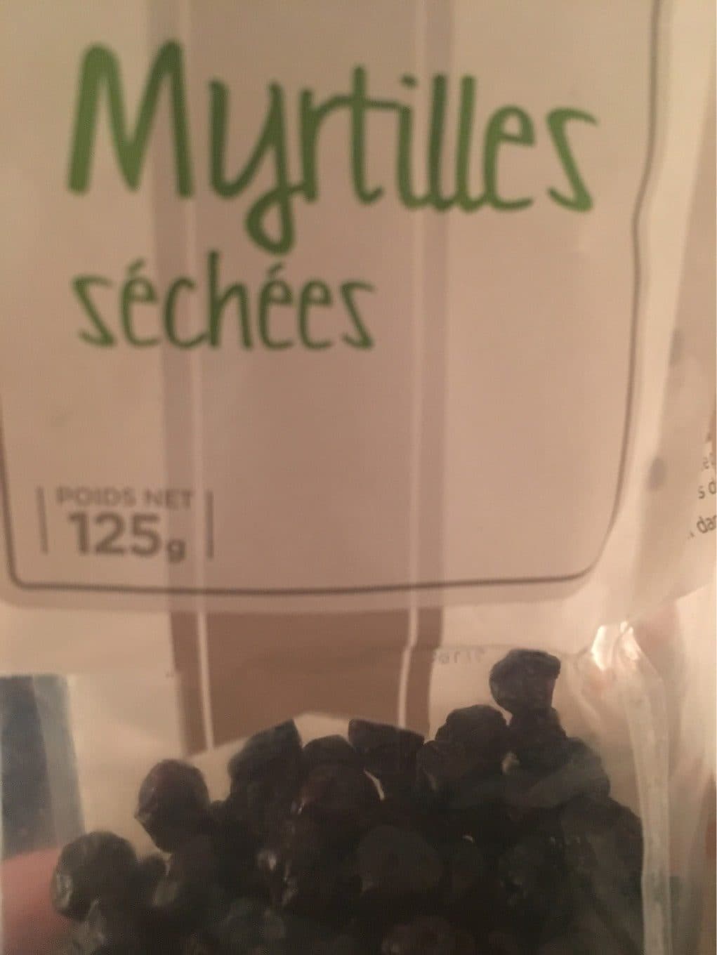 Franprix Myrtilles sechées packshot