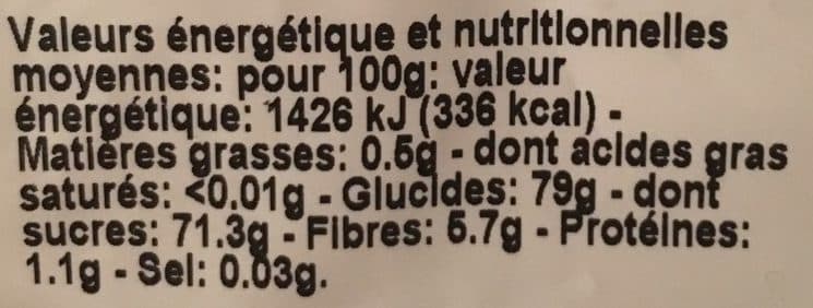 Franprix Myrtilles sechées packshot