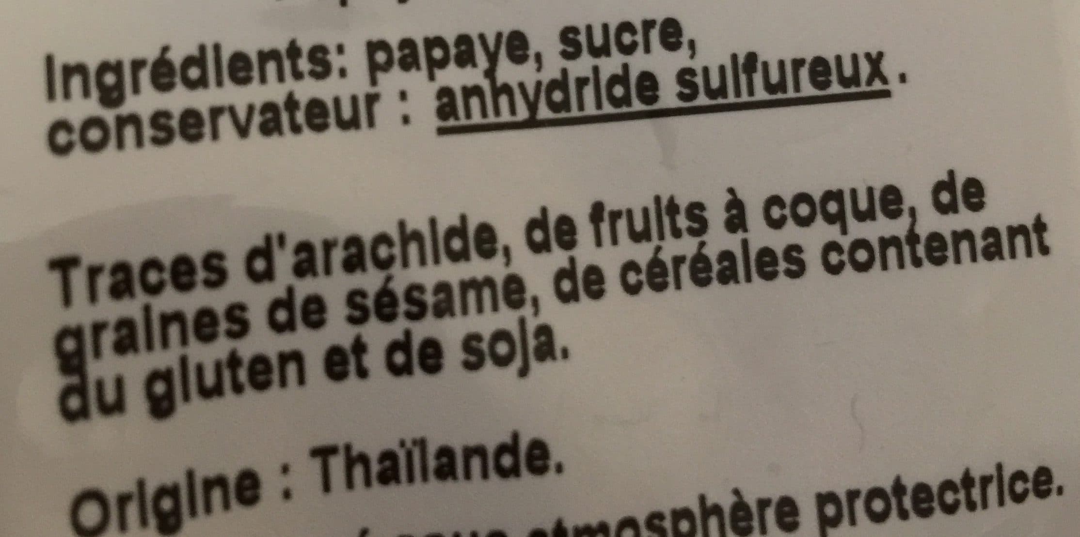 Franprix Papaye séchée packshot