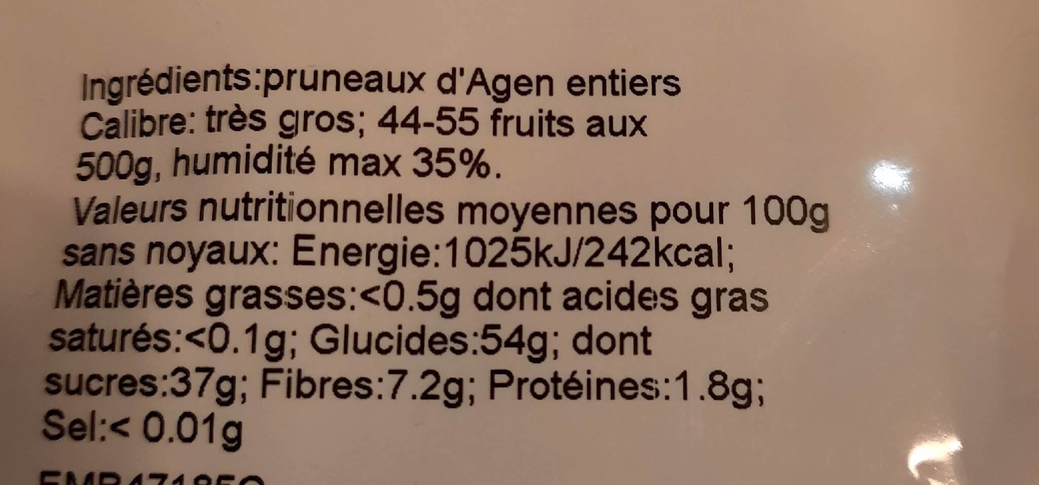 Franprix Pruneaux d'Agen packshot