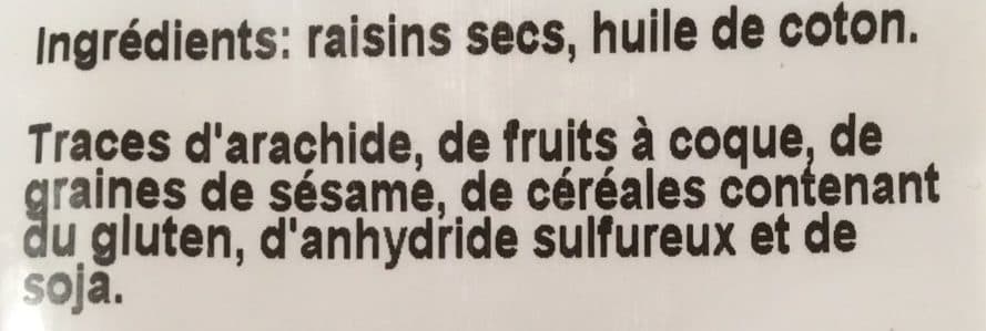 Franprix Raisins Sultanines packshot