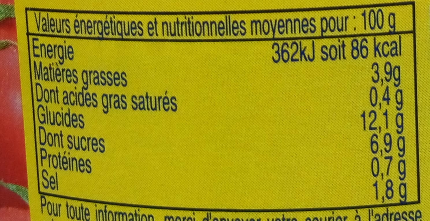 Leader Price Sauce tomate cuisinée à l'huile de tournesol packshot