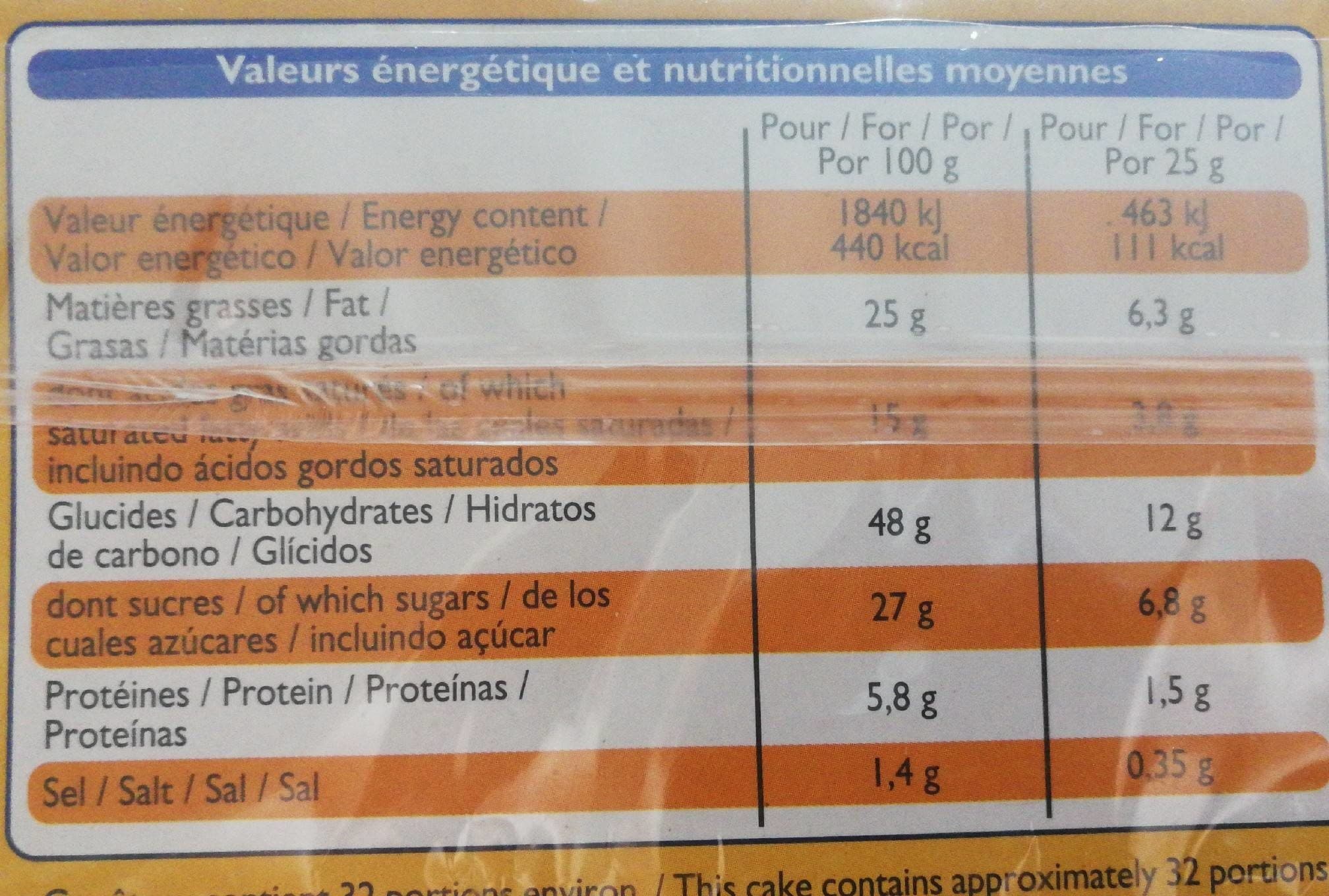 Leader Price Quatre quart breton packshot