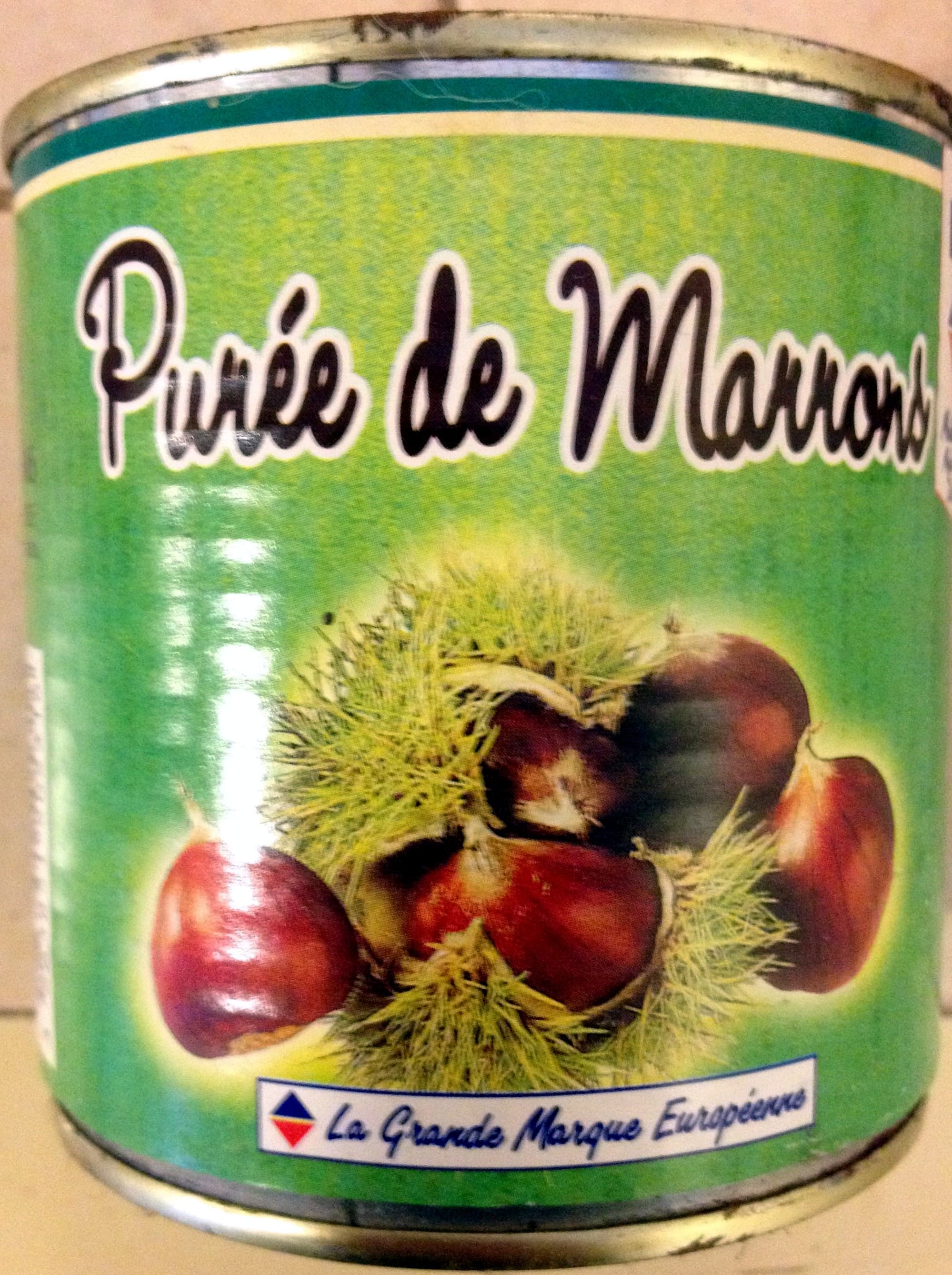 Leader Price Purée de marrons packshot