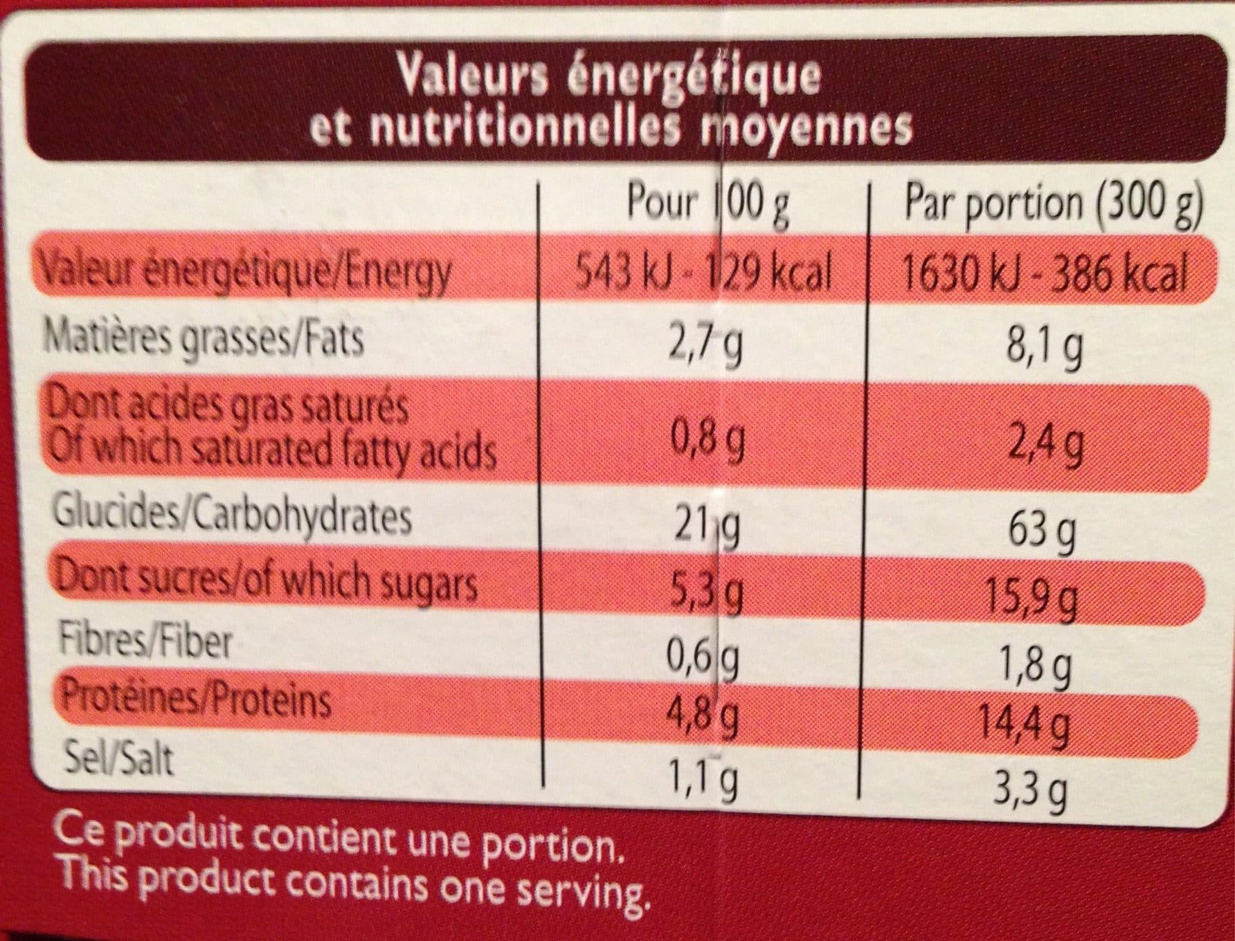 Leader Price Porc au caramel et son riz packshot