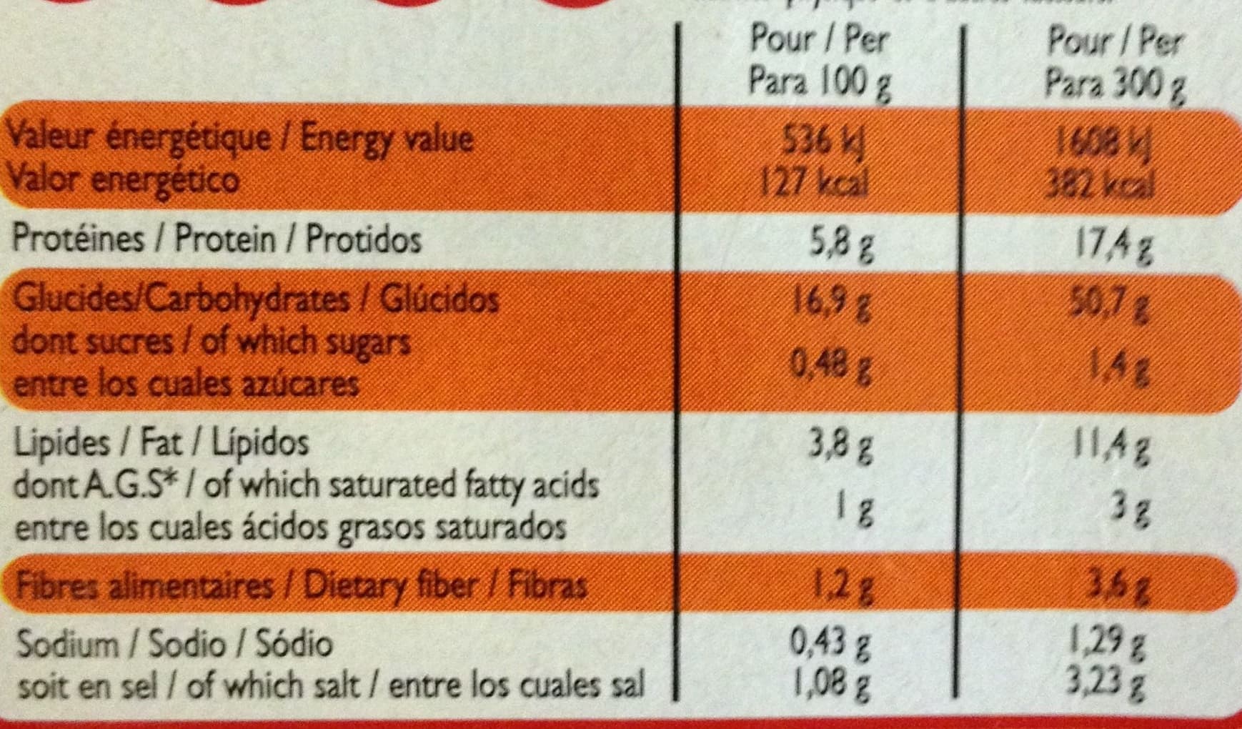 Leader Price Blanquette de Veau et son riz packshot