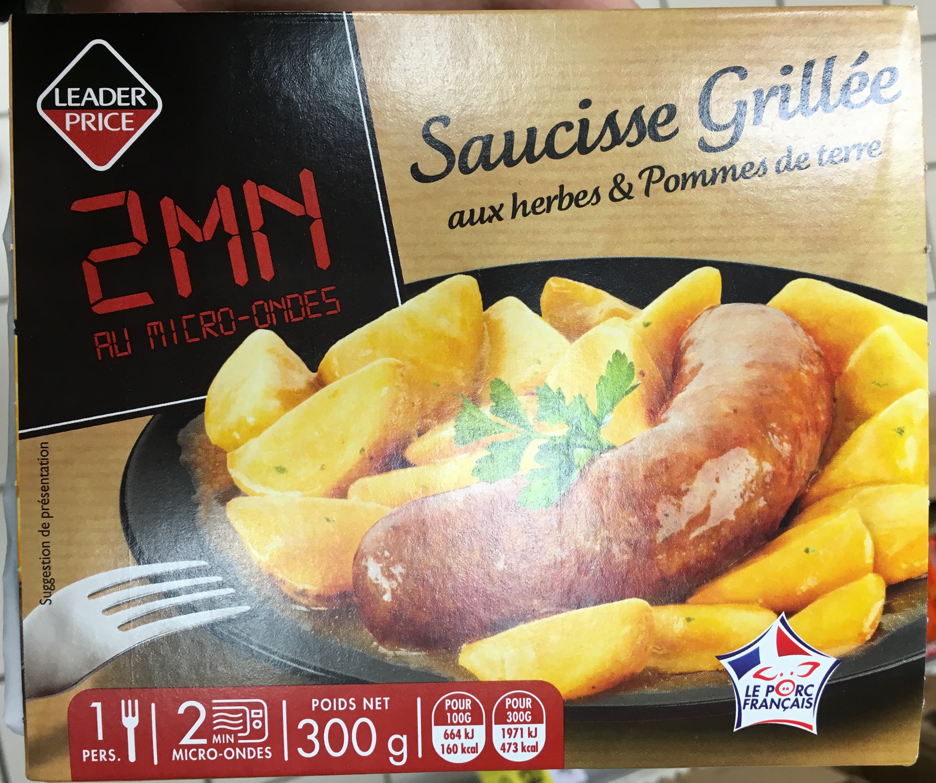Leader Price Saucisse Grillée packshot