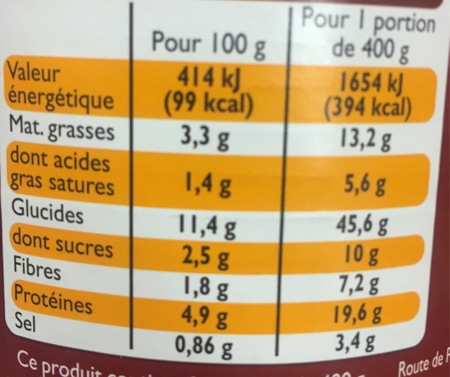 Leader Price Ravioli sauce Bolognaise packshot