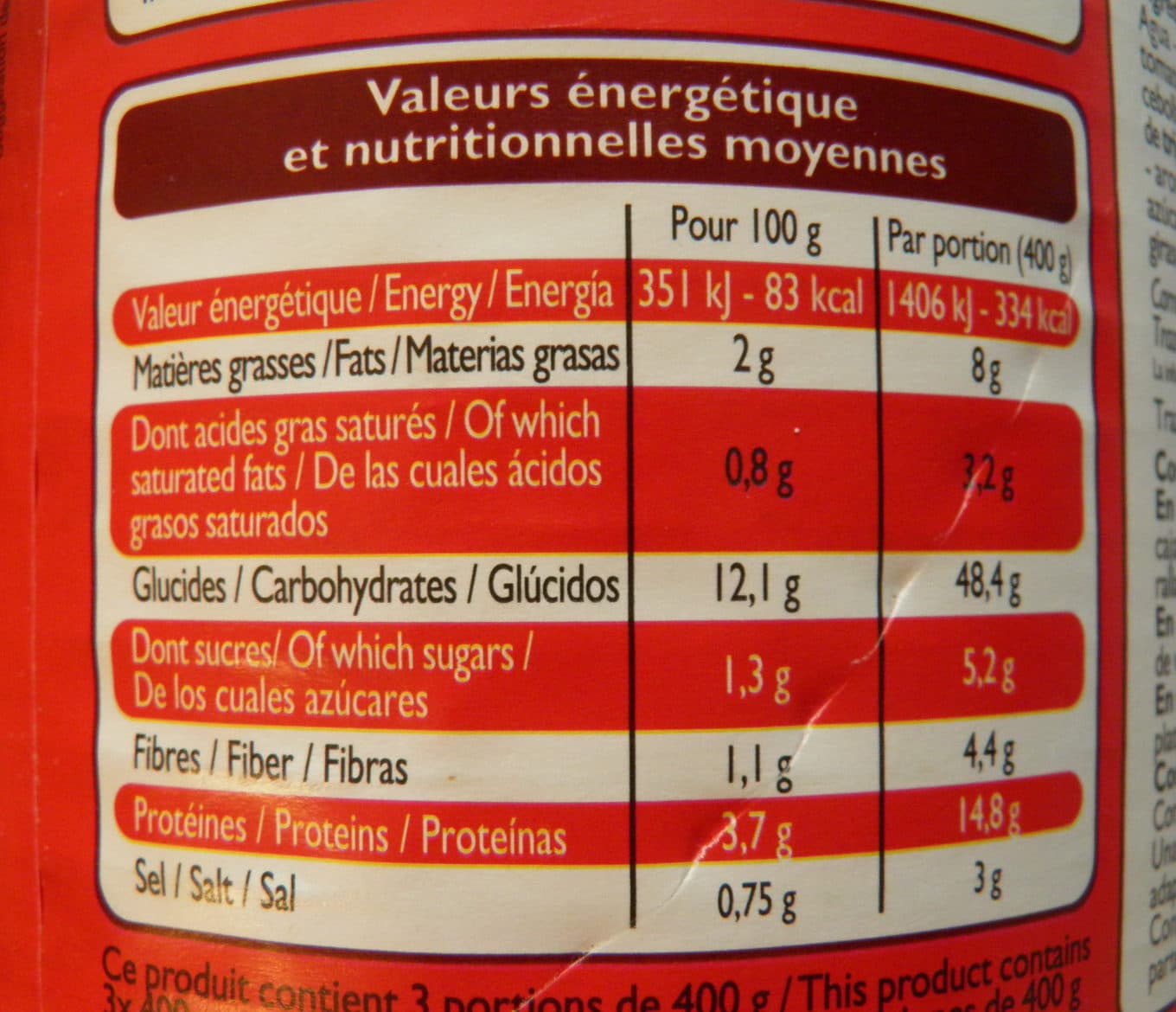 Leader Price Ravioli Pur Bœuf Leader Price packshot