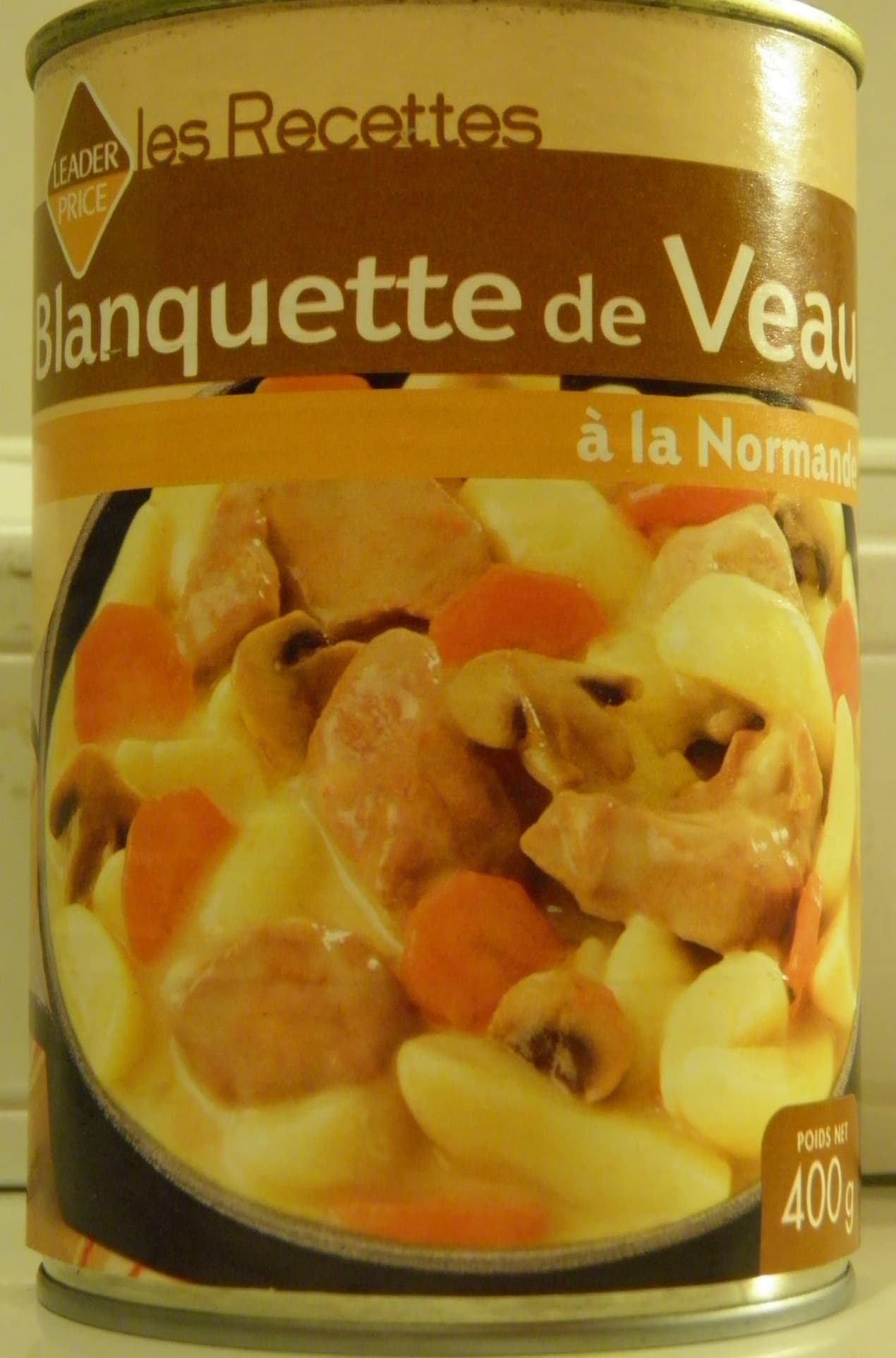 Leader Price Blanquette de Veau à la Normande packshot