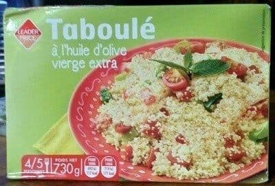 Leader Price Taboulé à l'huile d'olive vierge extra packshot