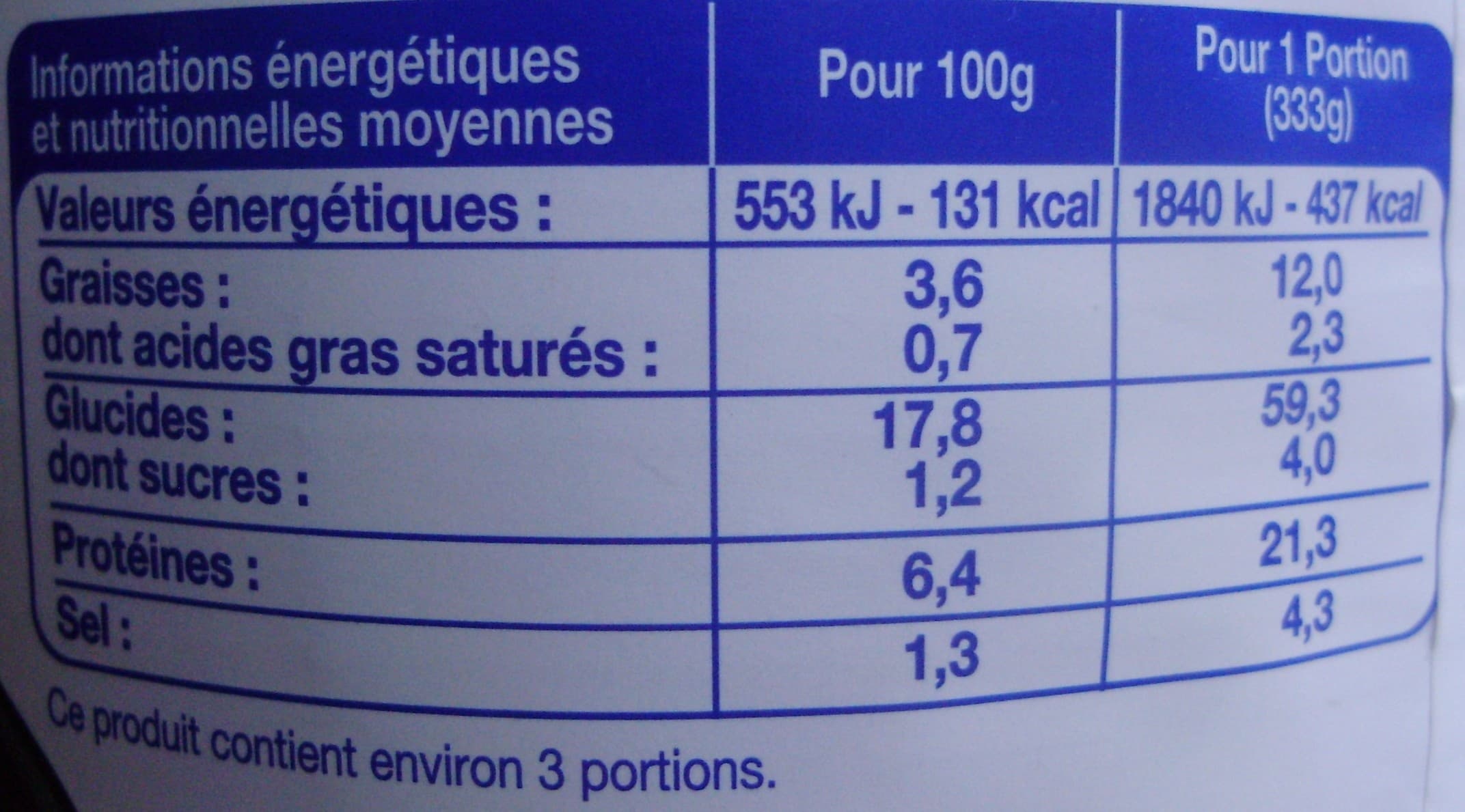 DLP (Distribution Leader Price) Paëlla volaille et fruits de mer (3 pers.) packshot
