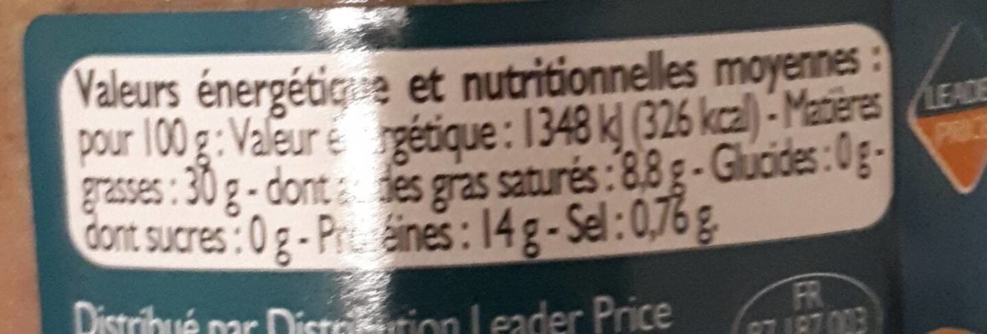 Leader Price Rillettes Pur Canard packshot