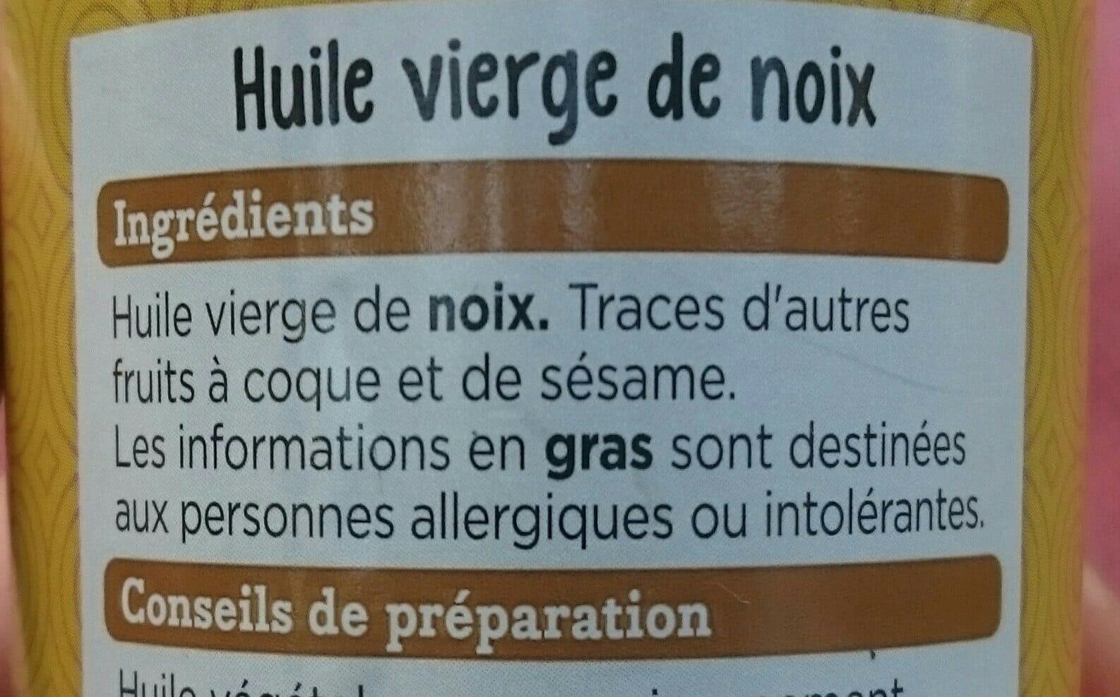 Franprix huile de noix vierge packshot