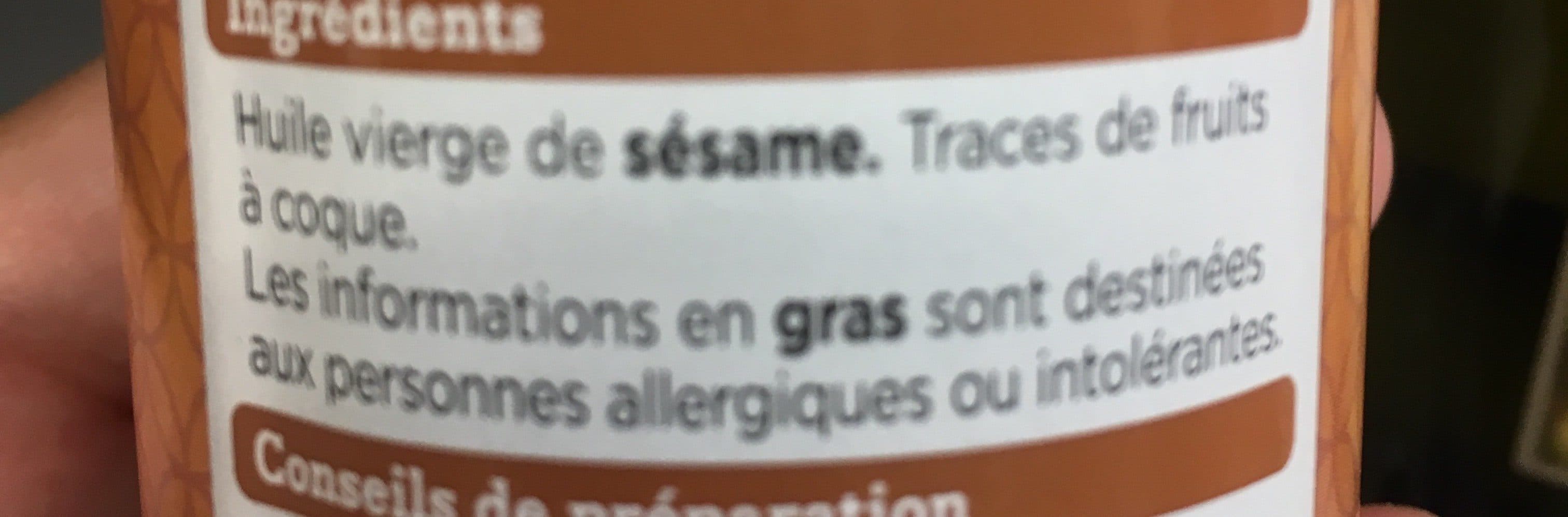 Franprix huile vierge de sesame toaste packshot