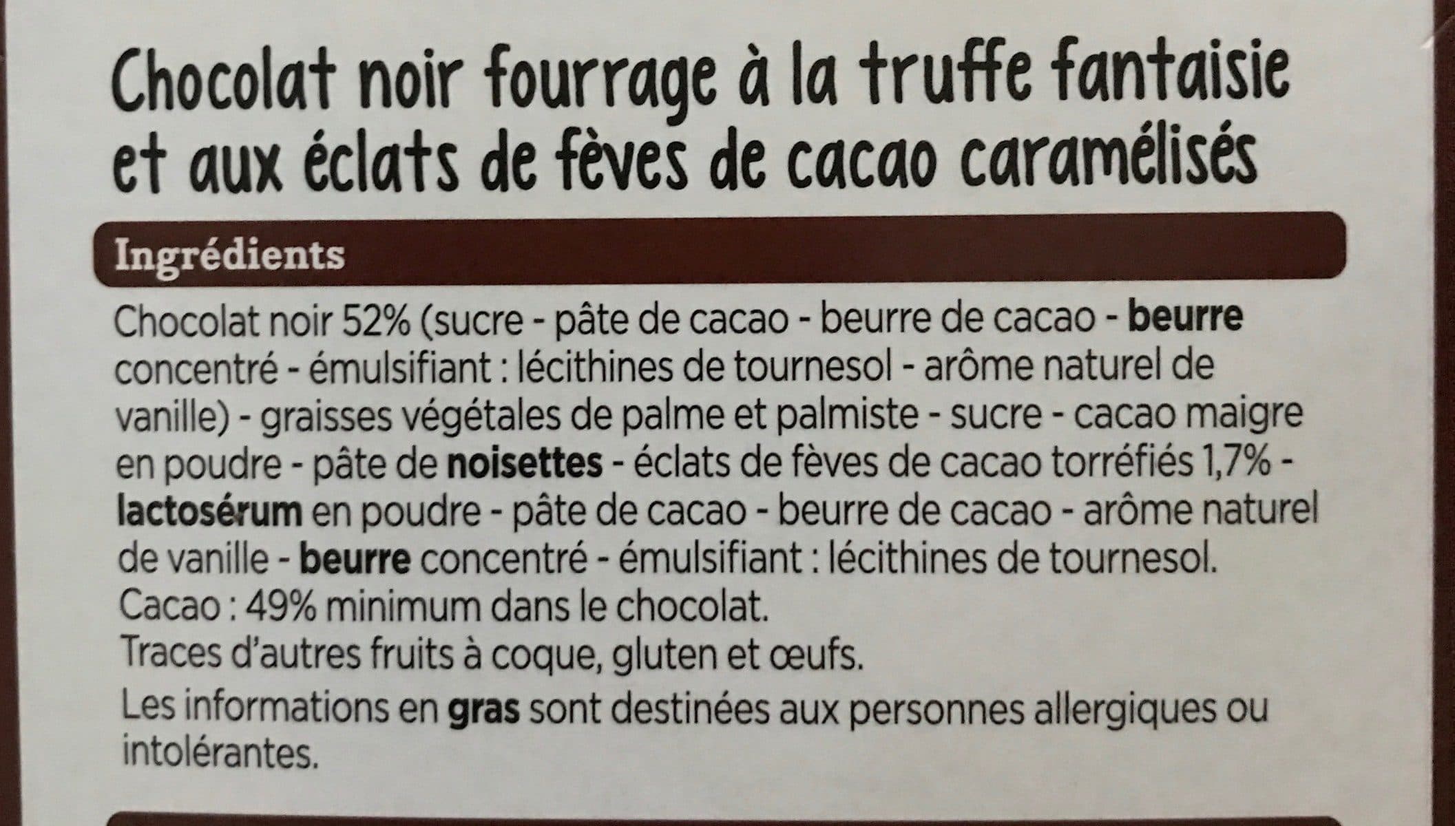 Franprix Truffe fantaisie noir packshot