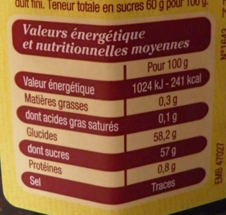 Leader Price Confiture extra de figue de Provence packshot