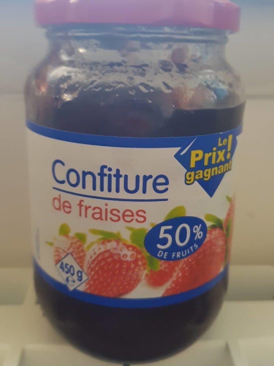 Leader Price Confiture Fraise packshot