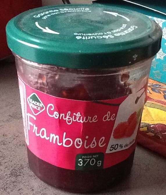 Leader Price Confiture de Framboise packshot