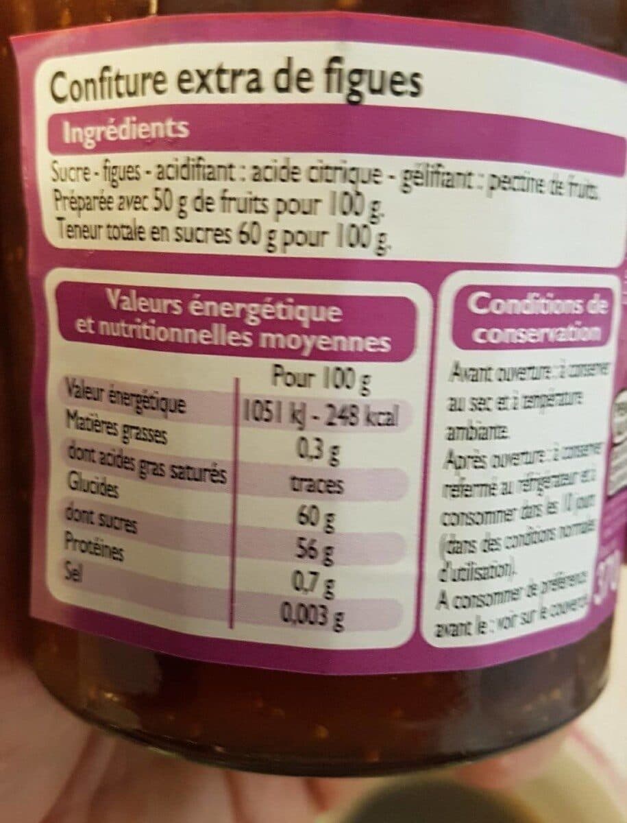 Leader Price Confiture extra de figues packshot
