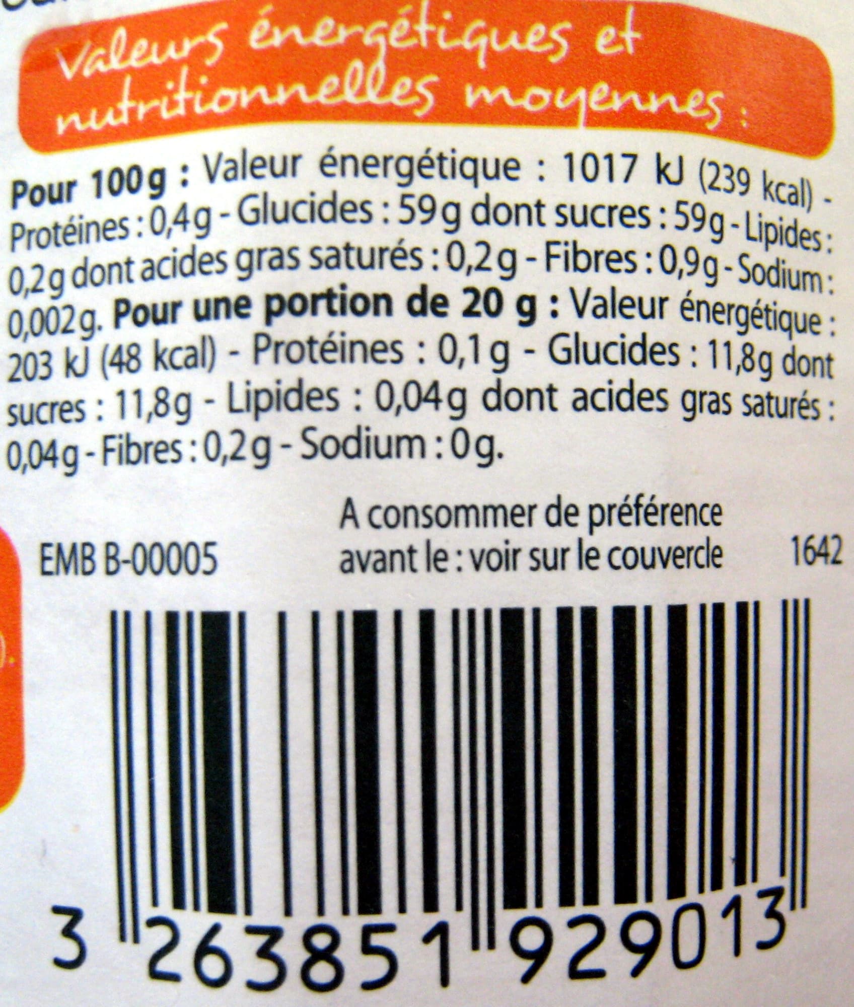 Leader Price Confiture extra de fraise Bio Leader Price packshot