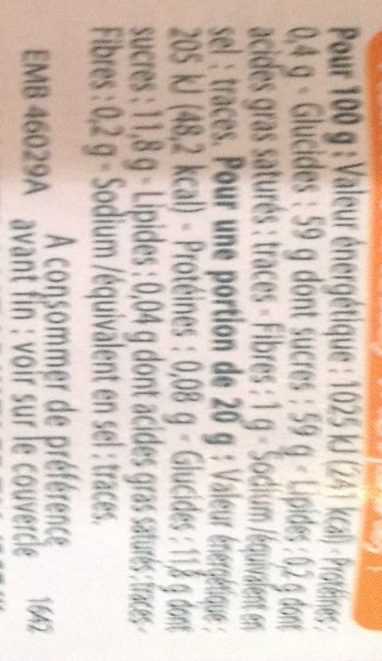 Leader Price Confiture myrtille bio packshot