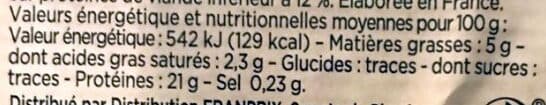 Franprix Steak haché 5% packshot