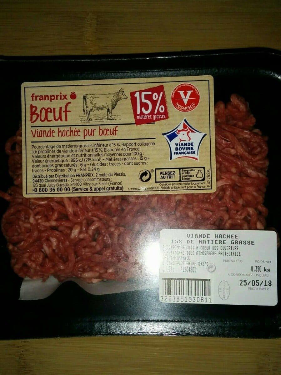 Franprix Viande Hachée Pur Bœuf packshot