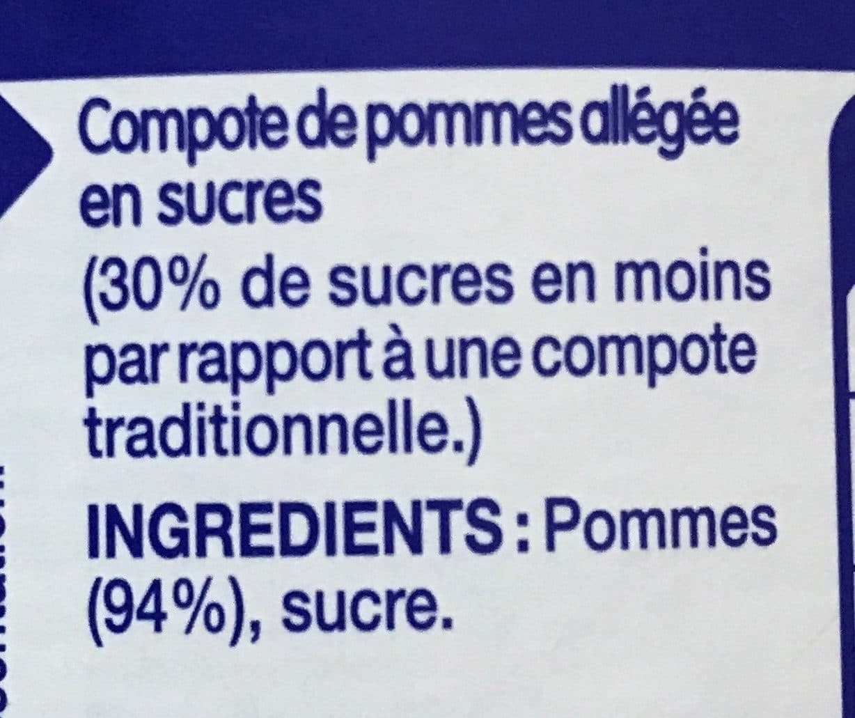 Le Prix ! gagnant Compote de pommes allégée en sucres packshot