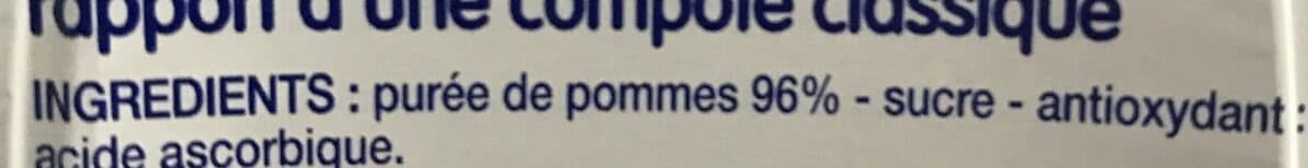 Leader Price Compote de pomme allégée en sucres le prix gagnant packshot