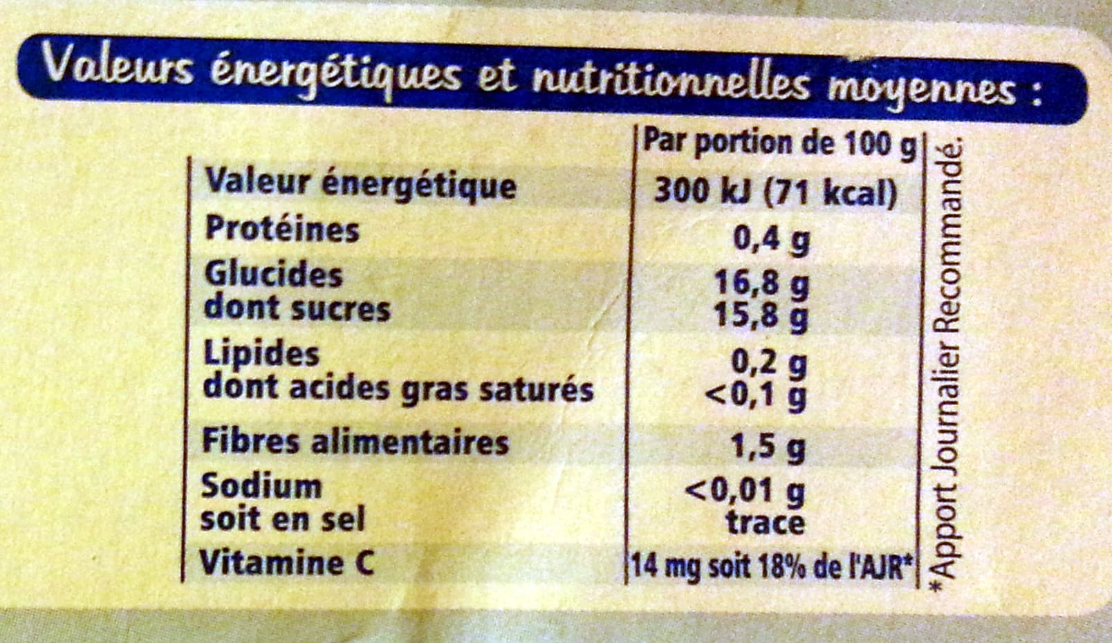 Leader Price Purée de Pomme Pruneau - Sans sucres ajoutés packshot