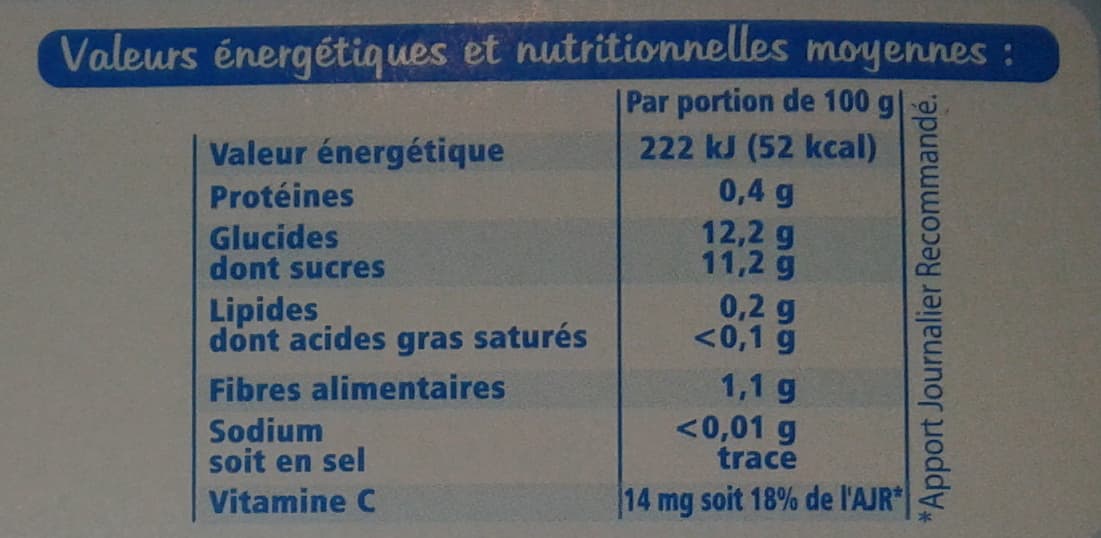 Leader Price Fine ligne pomme fraise 400 g packshot
