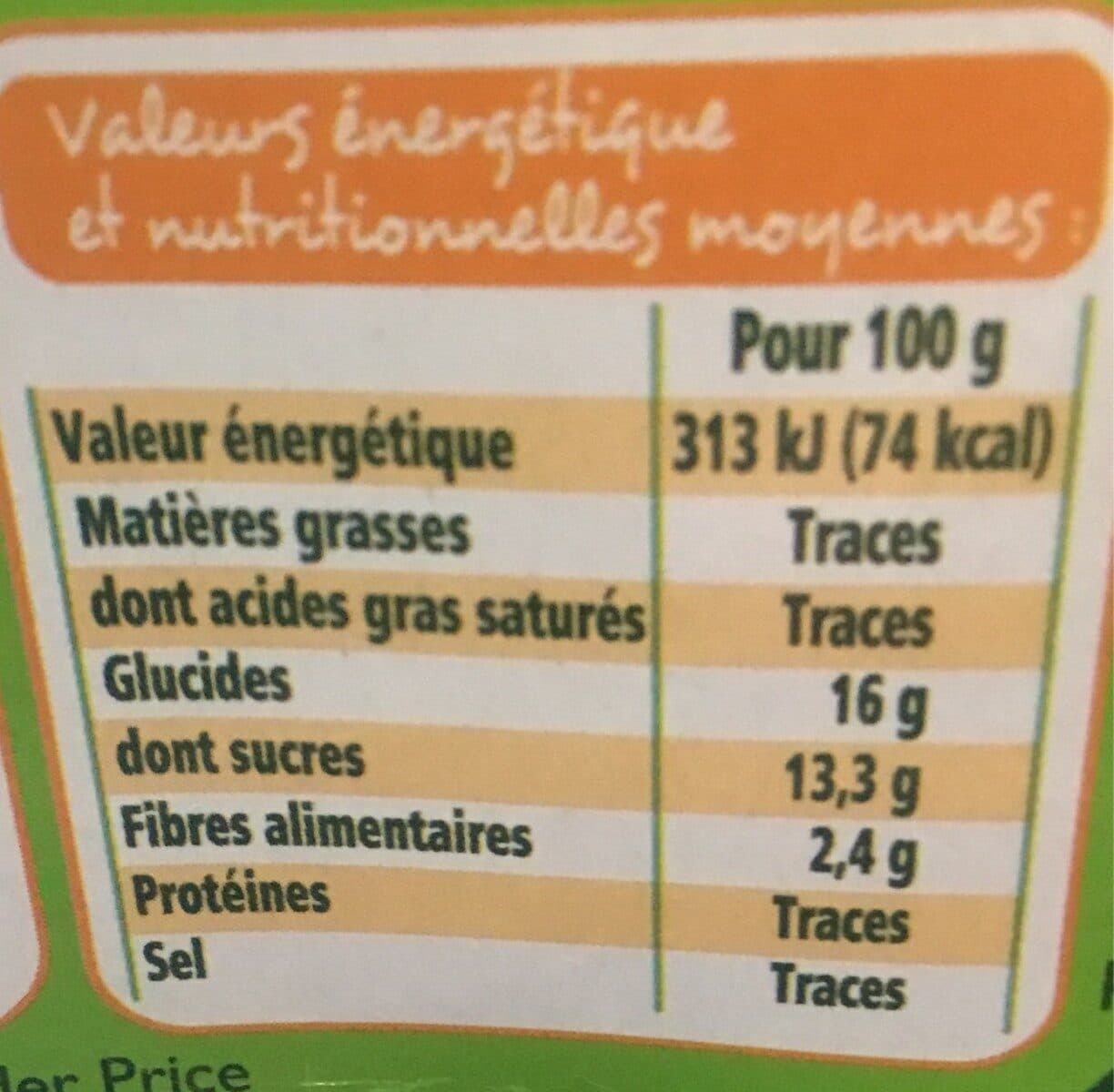 Leader Price Compote pomme poire packshot