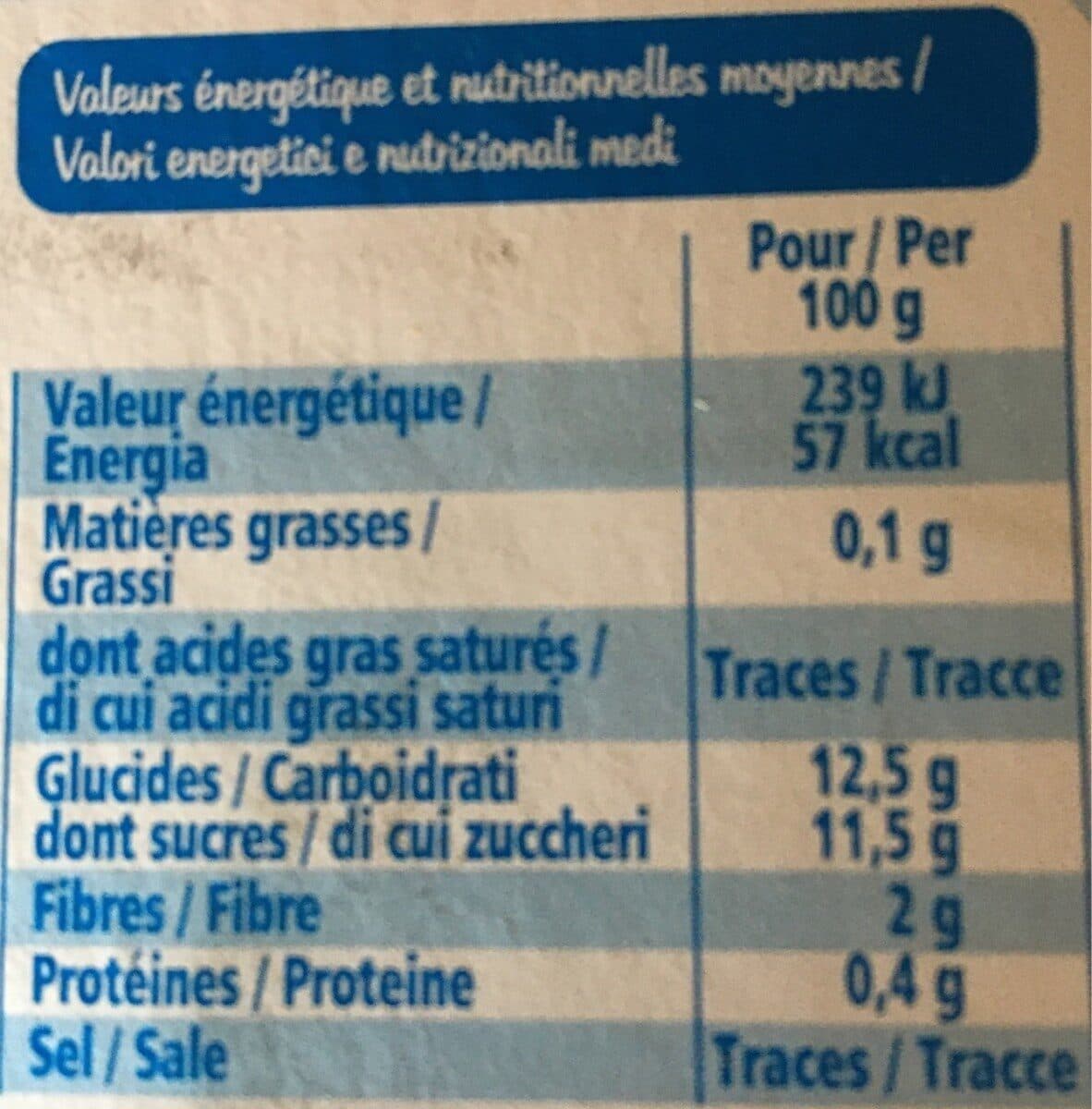 LEADER PRICE FINE LIGNE Compote pomme framboise packshot