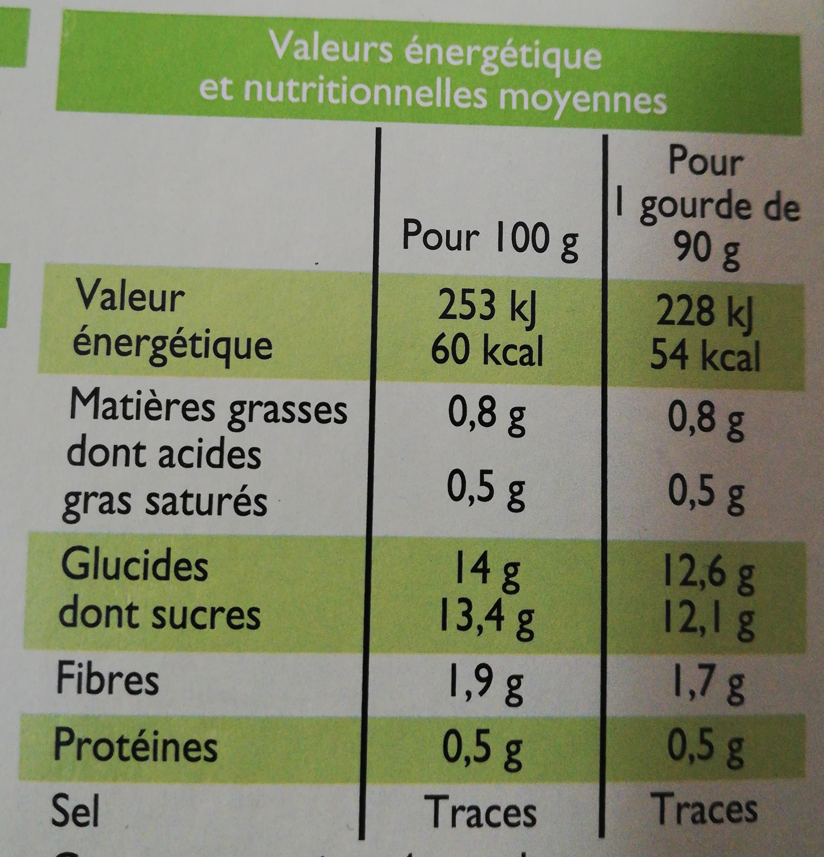 Leader Price Compote de pommes bio allégée en sucres packshot