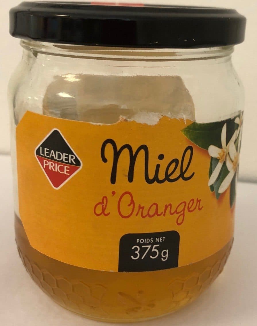 Leader Price Miel d'oranger packshot