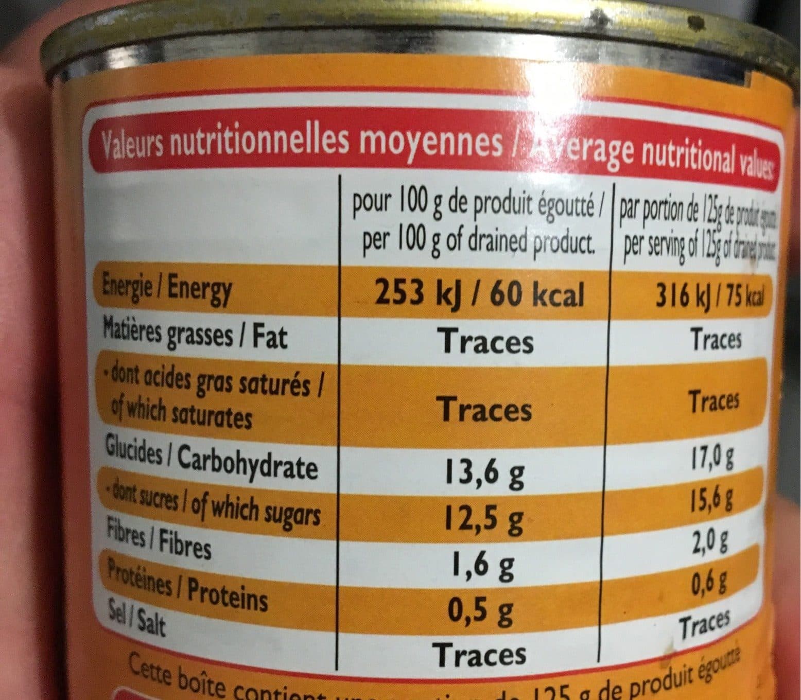 Leader Price Cocktail de Fruits au Sirop Léger packshot