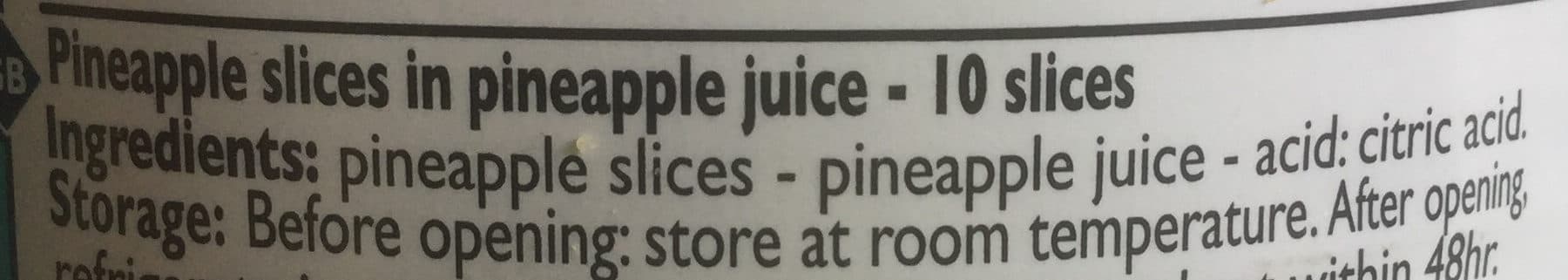 Leader Price Ananas en tranches packshot