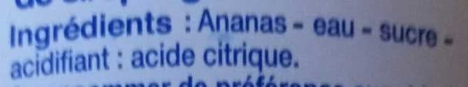 Le priX gagnant Ananas en morceaux au sirop léger packshot